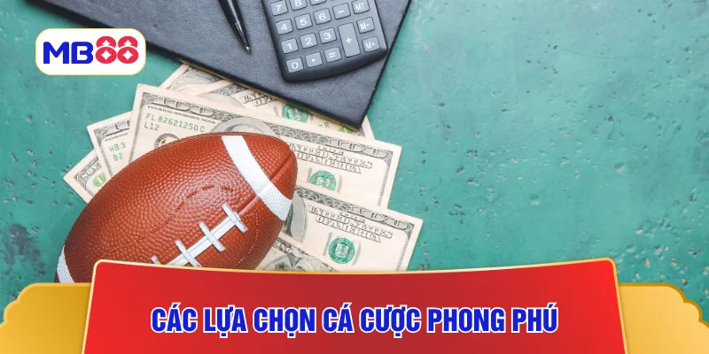Khám phá các lựa chọn cá cược phong phú